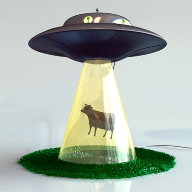 Lamp 1 Cow